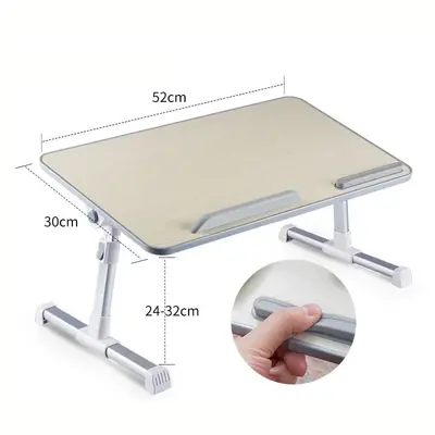 Image de Table d'Étude Pliable Multifonctionnelle