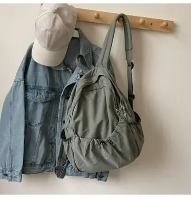 Image de Sac à Dos Femme Grande Capacité - Style Coréen & Décontracté