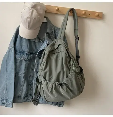 Image de Sac à Dos Femme Grande Capacité - Style Coréen & Décontracté