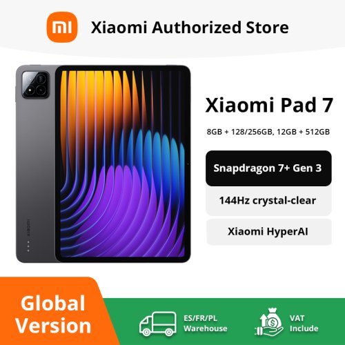 Xiaomi Pad 7 Global: Krachtig Tablet met Snapdragon 7 Gen 3 & 144Hz Display