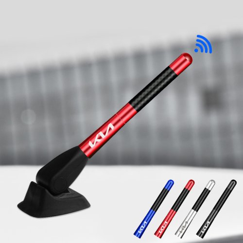 Imagen de Antena de Radio de coche de fibra de carbono para Kia Picanto rio ceed sportage cerato soul sorento accesorios de coche