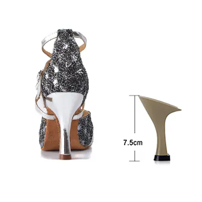 Image de Chaussures de Danse Latine à Talons Hauts pour Femme