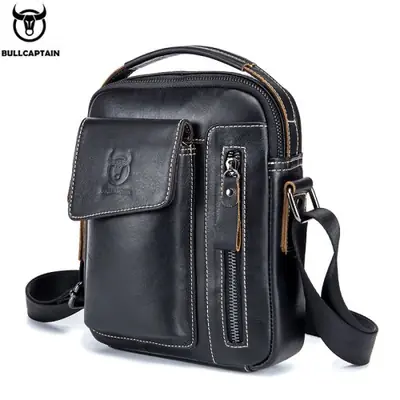 Image de Sac Bandoulière Homme en Cuir - Élégant & Pratique