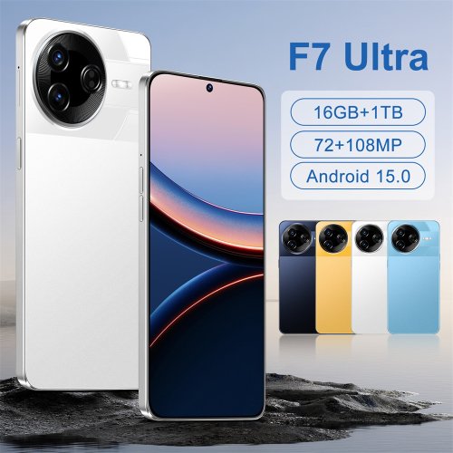 Image of New F7 Ultra Original Smartphone with 7.3-Inch Display, 5G Connectivity, 7800mAh Battery, Android 15 OS, Dual SIM Support – Global Version Mobile Phone