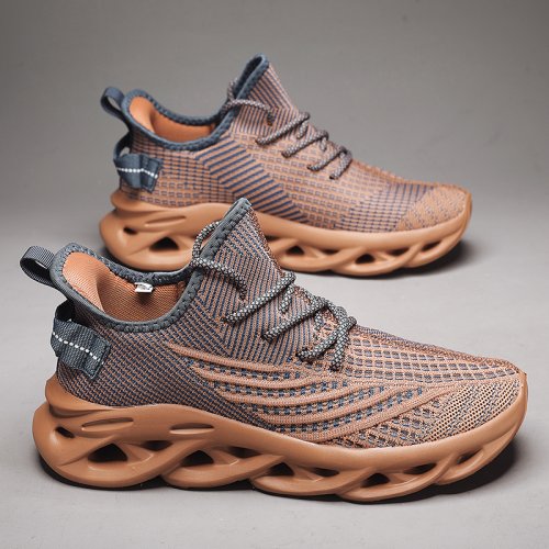 Immagine di Scarpe da corsa da uomo di vendita calde Scarpe da ginnastica sportive traspiranti Scarpe da ginnastica antiscivolo per esterni Coppia di scarpe da corsa comode e casual