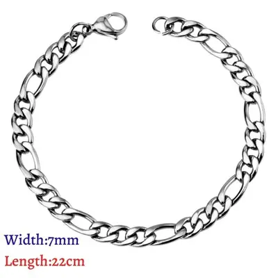Image de Bracelet Luxe Acier Inoxydable pour Couple