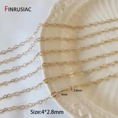 Image de Chaînes de Collier en Laiton Doré 14K - Bricolage Bijoux