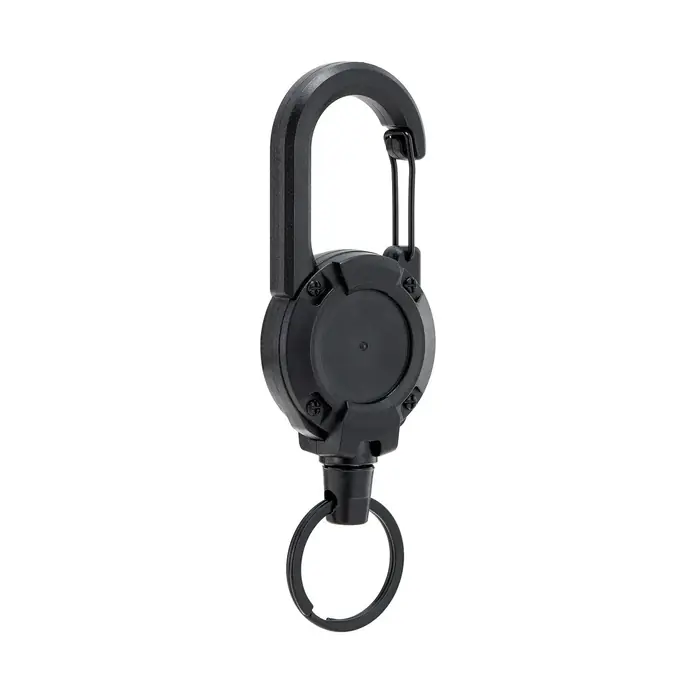 Image de Mousqueton Rétractable Ultra-Robuste - Porte-Clés Acier Inoxydable