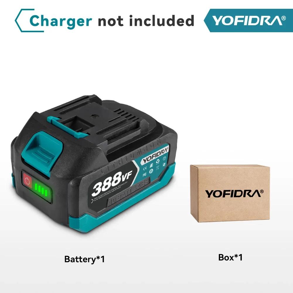 Immagine di YOFIDRA 388VF 928VF Batteria al litio ricaricabile 22500mAh 15000mah Batteria agli ioni di litio per...