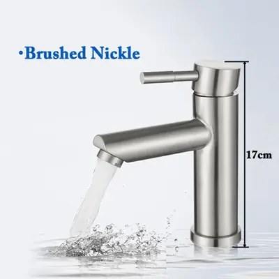 Image de Robinet Mitigeur Noir Mat pour Lavabo - Design Élégant