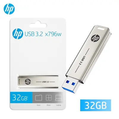 Image de Clé USB HP Métal 32Go - Stockage Rapide & Durable
