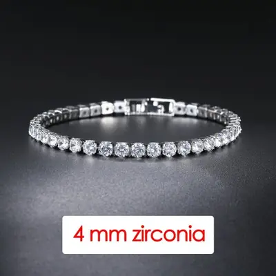 Image de Bracelet Homme Punk Diamant - Style Streetwear Glacé