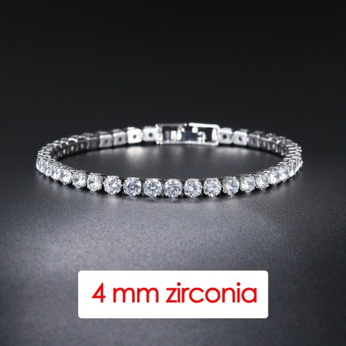 Image de Bracelet Homme Punk Diamant - Style Streetwear Glacé