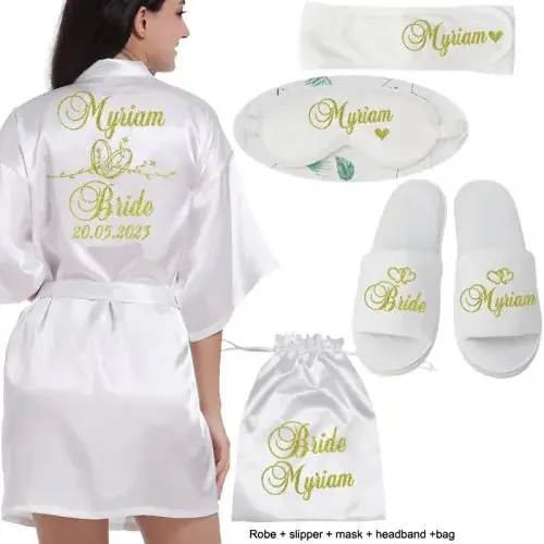 Masque blanche de la robe