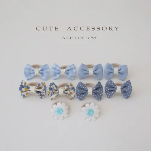 Image de Accessoires de Cheveux Mignons pour Filles - Lot de 10
