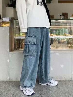 Image de Jean Baggy Oversize Homme - Streetwear Hip Hop