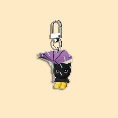 Image de Porte-clés Chat Mignon - Cadeau Drôle & Original