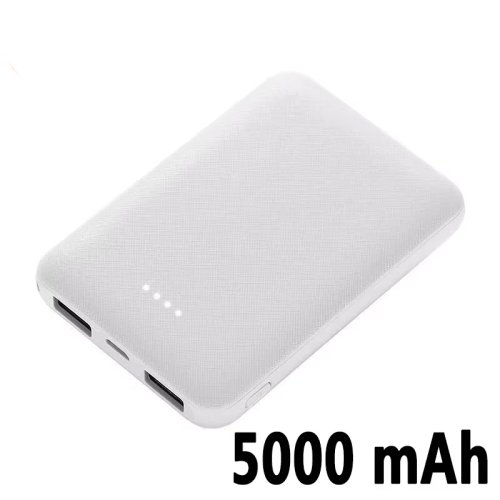 Afbeelding van Ultradunne Verwarmende Power Bank met USB Snel Opladen