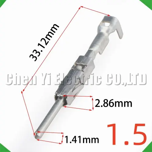 Image de Broches à sertir 1.5mm - 50 pcs pour connecteurs automobiles