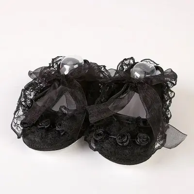 Image de Chaussures Princesse Dentelle Bébé Fille 0-18 Mois