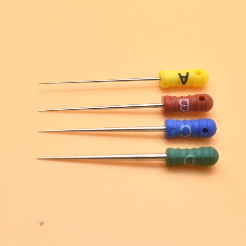 Image of Dental 4 Pcs Finger Spreader Endodontic Files Stainless Steel Root Canal Used Cor Root cleaning