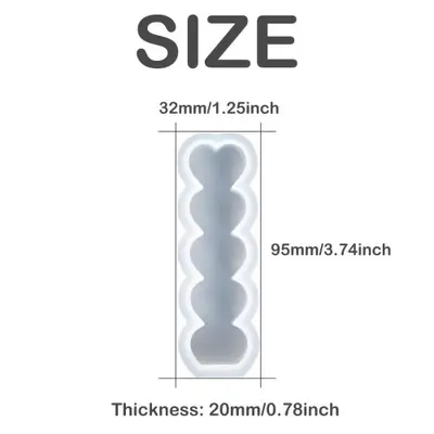 Image de Moule Silicone Fraise - Création de Bougies & Savons