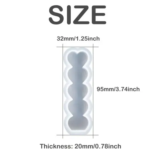 Image de Moule Silicone Fraise - Création de Bougies & Savons