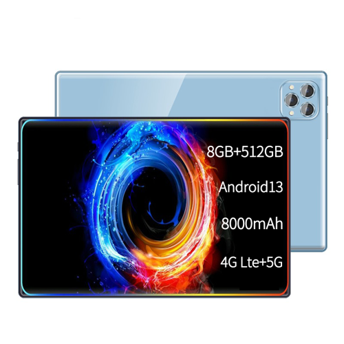 Zdjęcie Tablet z 4G/5G, 8 GB RAM, 512 GB ROM, ekran 10,1 cali FHD, Android 13.0, podwójne gniazdo SIM, bateria 8000 mAh – oryginalny tablet