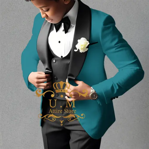Image de Costume Slim pour Garçon - Tenue de Mariage & Bal