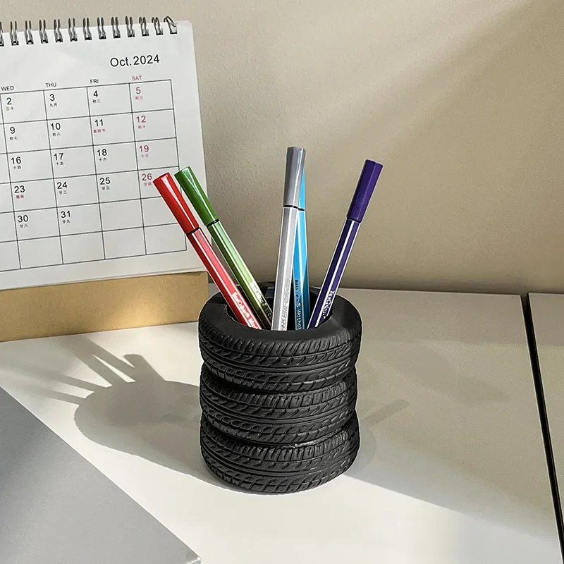 Afbeelding van Creatieve Bandvormige Pennenhouder met Unieke Design – Multifunctionele Bureau Organizer voor een Georganiseerde Werkplek