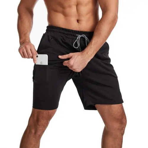 Image de Shorts de Sport Homme 2 en 1 - Performance & Confort