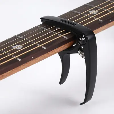 Image de Capodastre Métal Universel pour Guitare, Basse, Ukulélé