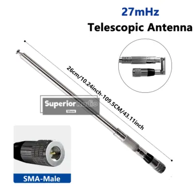 Image de Antenne CB 27 MHz Extensible - Haute Performance