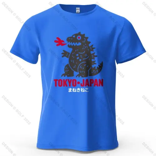 Image de T-Shirt Dino Tokyo Harajuku - Style Streetwear Oversize