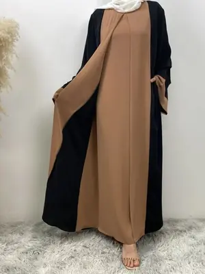 Image de Abaya Luxe Dubai - Robe Musulmane Élégante