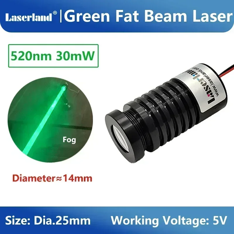 520nm Green 30mW 5V