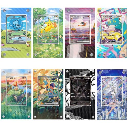 Immagine di Vetrina Protettiva Acrilica per Carte Pokémon - Reshiram, Zekrom, Mewtwo e altro