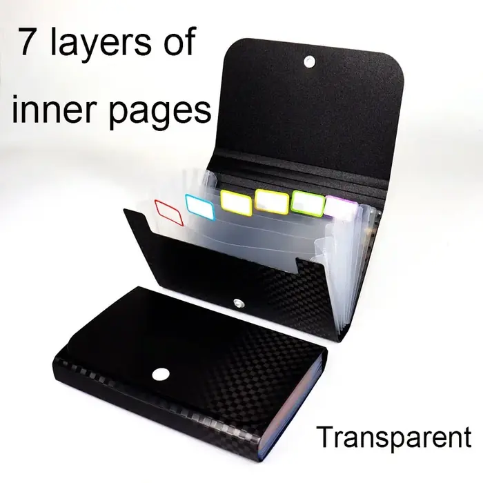 Image de Dossier Accordéon A6 Étanche - 7 & 13 Pochettes avec Onglets