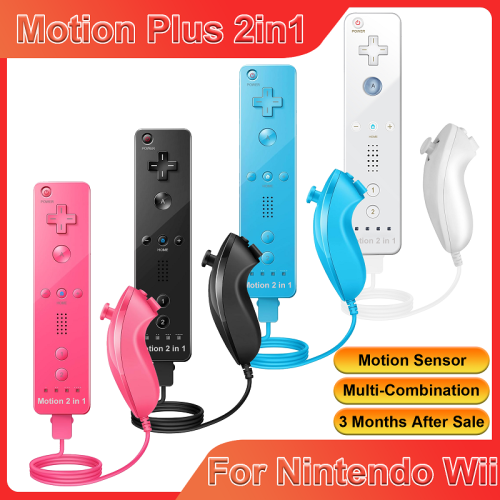 Afbeelding van Wii Controller Set met Motion Plus & Siliconen Hoesje