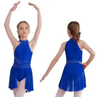 Image de Robe de Patinage Étincelante pour Filles