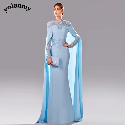 Image de Robe de Mariage Longue Sirène pour Maman - Élégante & Personnalisable