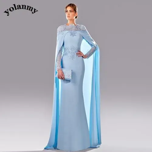 Image de Robe de Mariage Longue Sirène pour Maman - Élégante & Personnalisable