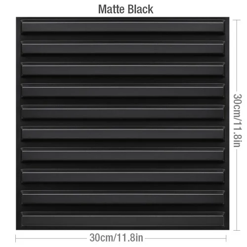 J-mat zwart - 12 stuks