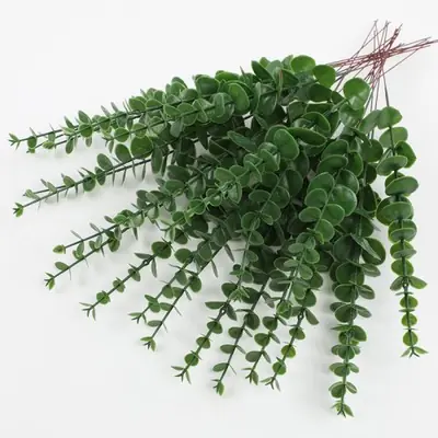 Image de Tiges d'Eucalyptus Artificielles - 20 Pièces Vertes