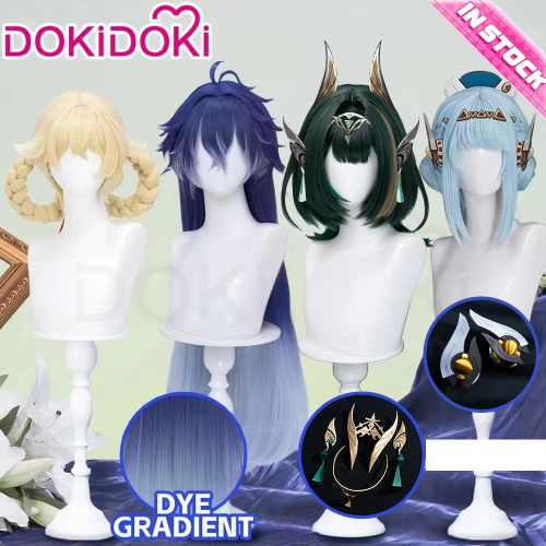 Afbeelding van Stijlvolle Cosplay Pruik voor Genshin Impact Fans