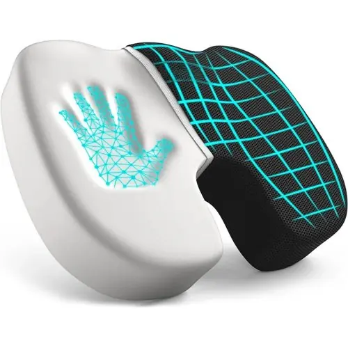 Image de Coussin Ergonomique Anti-Hémorroïdes en Mousse à Mémoire de Forme