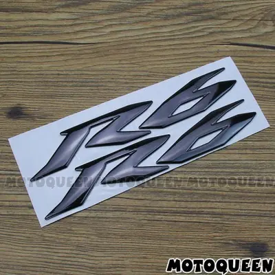Image de Autocollants 3D Chrome pour Yamaha YZF-R6