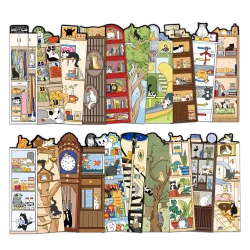 Image de Marque-pages Chat Mignon - Lot de 30 Pièces
