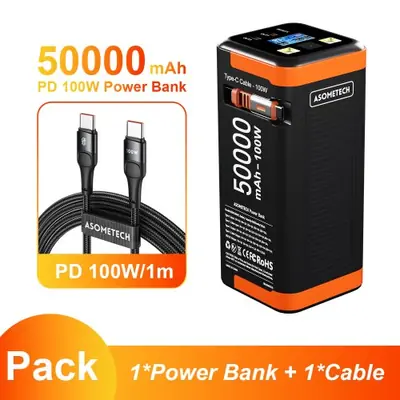 Image de PowerBank 50000mAh - Charge Ultra Rapide 100W