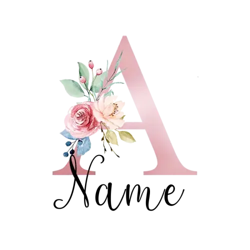 Lettera A con nome